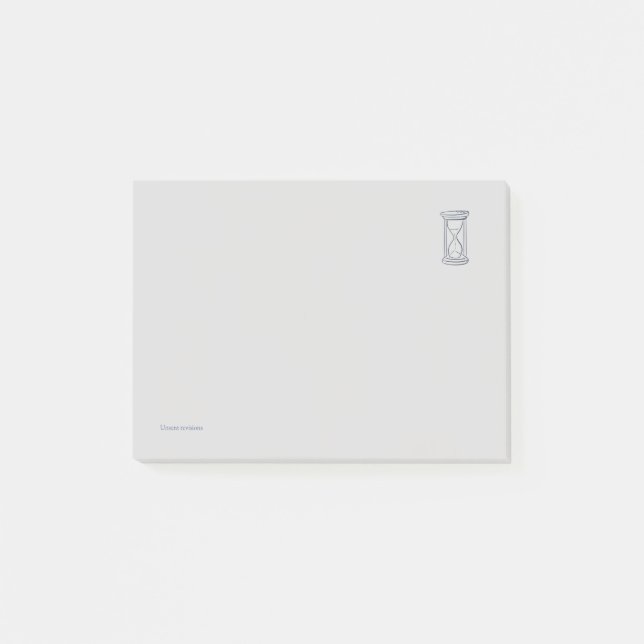 Mörk Akademisk Nattuggla Studie Post-it Block (Framsida)