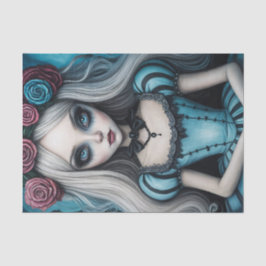 Mörk Alice Decoupage Papper