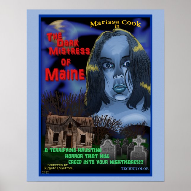 Mörk Älskarinna i Main-filmens poster (Framsidan)