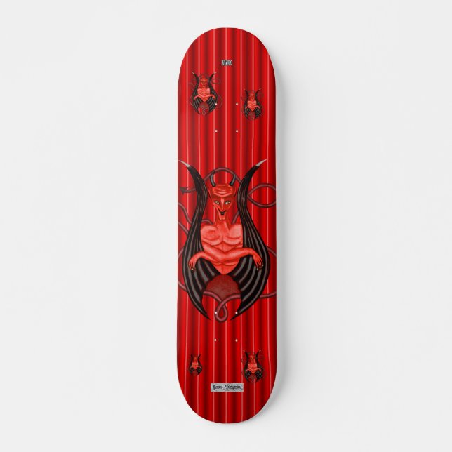 Mörk Angel 2 Mini Skateboard Bräda 18,7 Cm (Framsida)