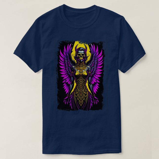 Mörk Angel Demon T Shirt (Design framsida)