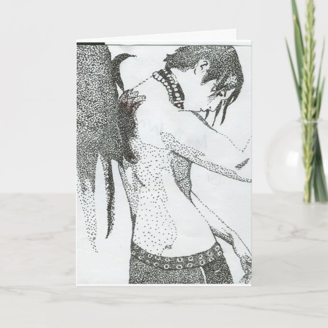 Mörk Angel Kort (Framsida)