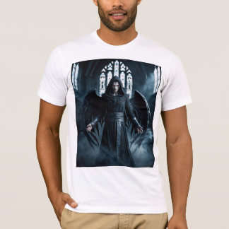 Mörk Angel med Kant T Shirt