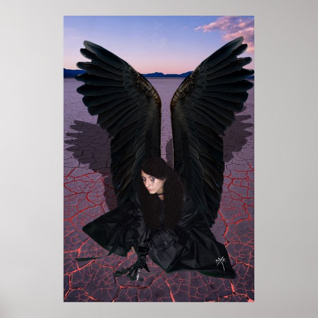 Mörk Angel Poster (Framsidan)