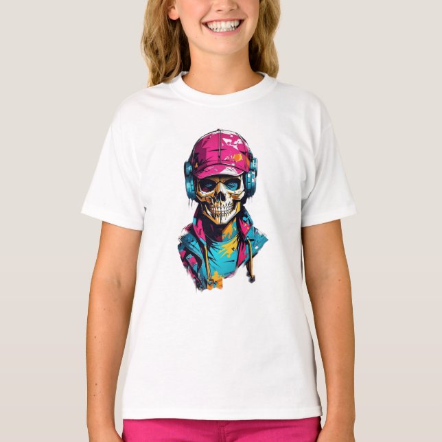 Mörk Angel T-Shirt-design T Shirt (Framsida)