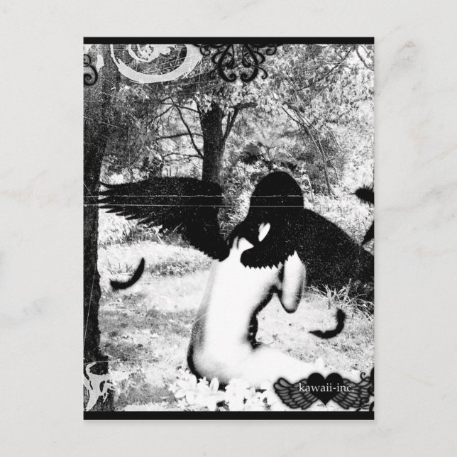 Mörk Angel Vykort (Framsida)