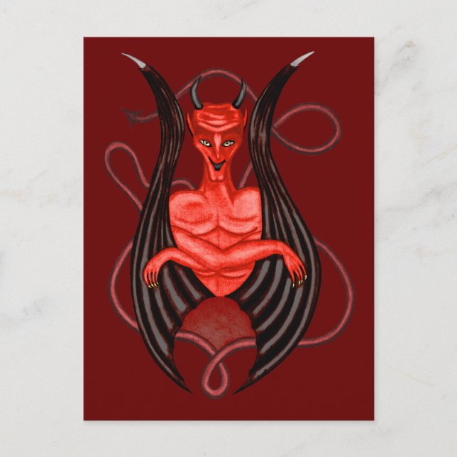 Mörk Angel Vykort (Framsida)