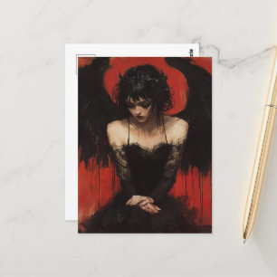 Mörk Angel Vykort