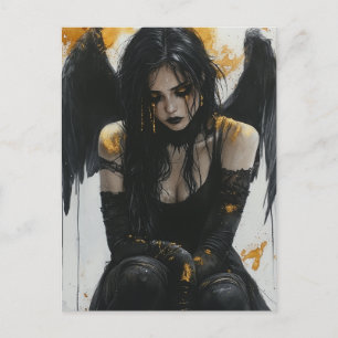 Mörk Angel Vykort