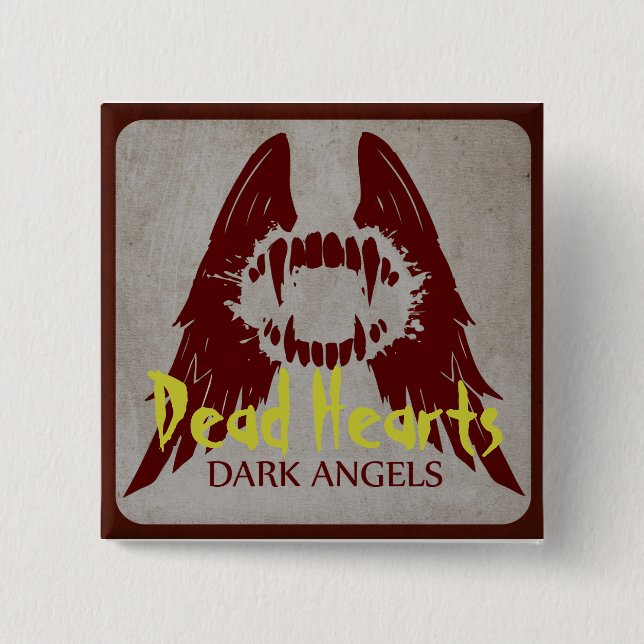 Mörk änglar - döda hjärtaromaner knapp (Framsida)