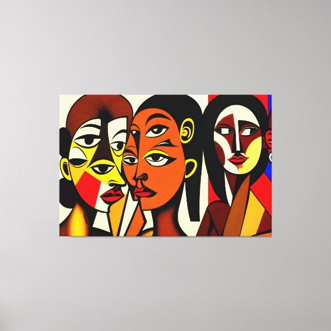 Mörk Änglar, konst Canvastryck (Framsida)