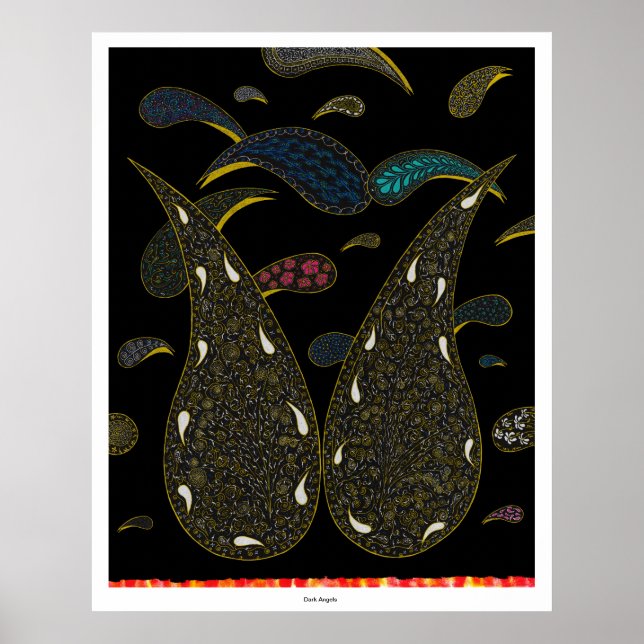 Mörk Änglar - Skriv ut Poster (Framsidan)