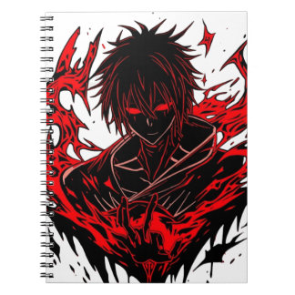 Mörk anime anteckningsbok