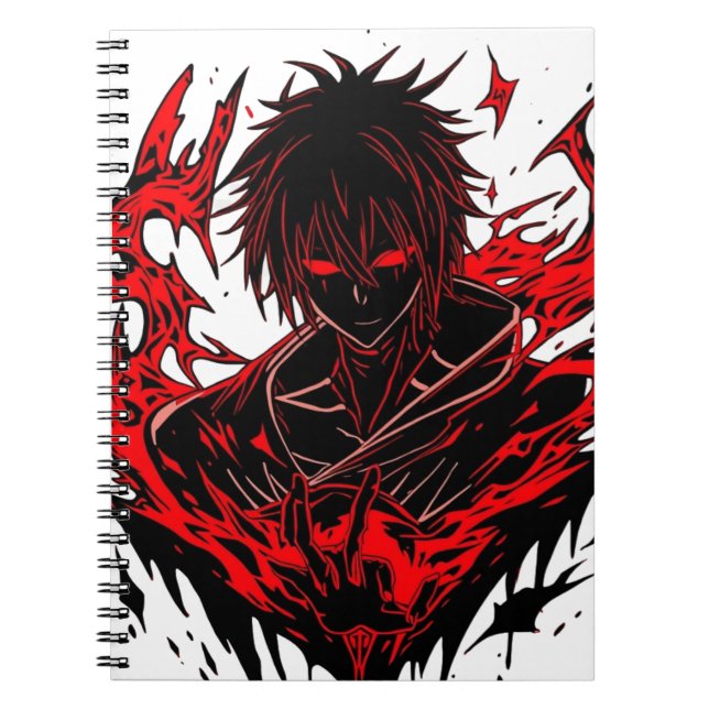 Mörk anime anteckningsbok (Framsidan)