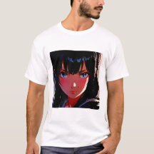 Mörk Anime Character Porträtt - Intense Aesthetic