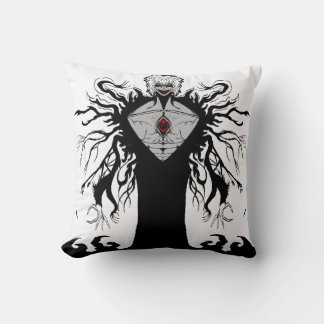 Mörk Anime Fantasy Kråka och Demon Konst Kudde