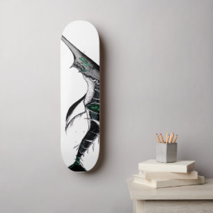 Mörk Anime Fantasy Kråka och Demon Konst Mini Skateboard Bräda 18,5 Cm