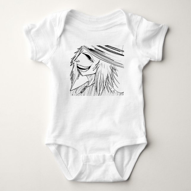 Mörk Anime Fantasy Kråka och Demon Konst T Shirt (Framsida)