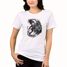 Mörk Animeflicka med jättekatt KONST