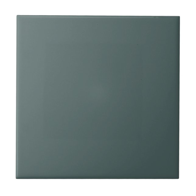 Mörk Anka Egg Blue Solid Färg Tile Kakelplatta (Framsidan)