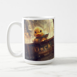 Mörk Anka om och ta reda på kaffe Mugg