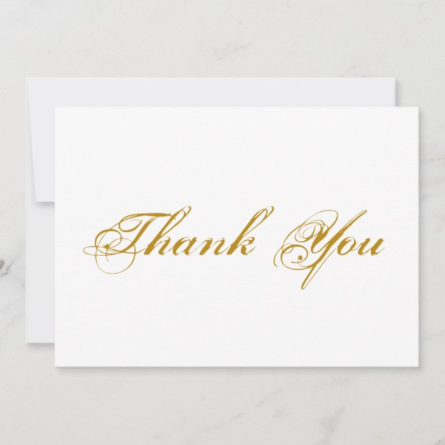 mörk-anteckningskort för Tack-skript, vit elegant (Framsida)
