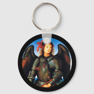 Mörk Archangel Michael Nyckelring