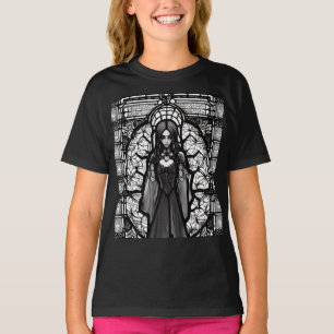 Mörk Art Goth Girl T Shirt