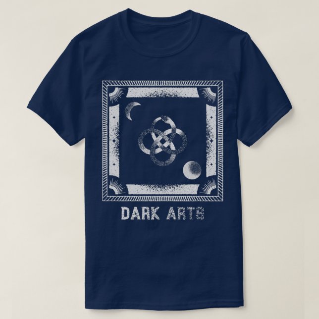 Mörk Art-teckningar och symboler Klassiska TShir T Shirt (Design framsida)