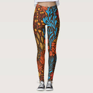 mörk av blommigt Dudles Leggings