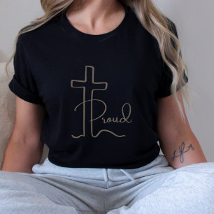 Mörk av den minsta proud-kristna Kor-skript T Shirt