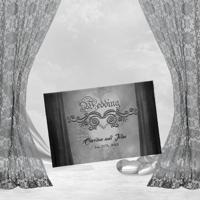 mörk av elegant gästböcker (dark design)