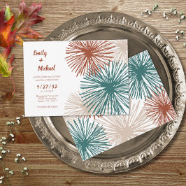 Mörk av grillkoppar i modern Abstrakt Inbjudningar