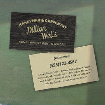 Mörk av Handyman i byggpapper