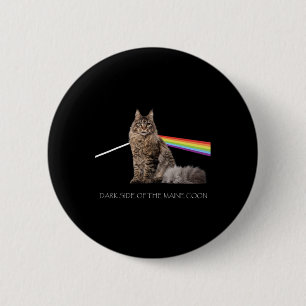 Mörk av överdelen av Maine Coon Cat Lover Knapp