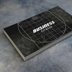 Mörk av perfektens kroppsväxling - träning av   visitkort