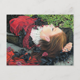Mörk av princess Postcard Vykort