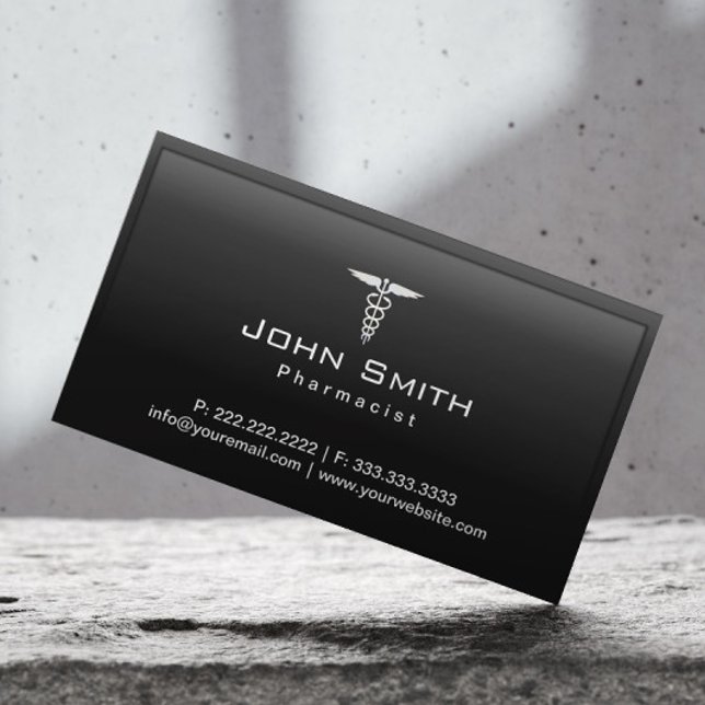Mörk av Professionell av Logotyp för farmaceutisk  Visitkort (Skapare uppladdad)