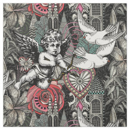 mörk av valentinmaximalism kol tyg