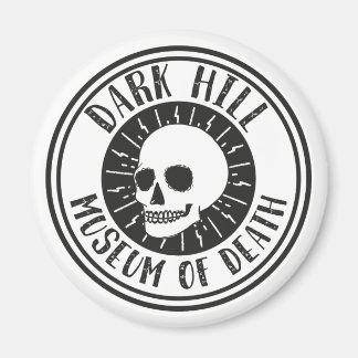 Mörk Backe Museum of Death Skull Magnet