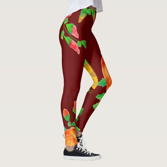 Mörk Barn Red Leggings (Höger)