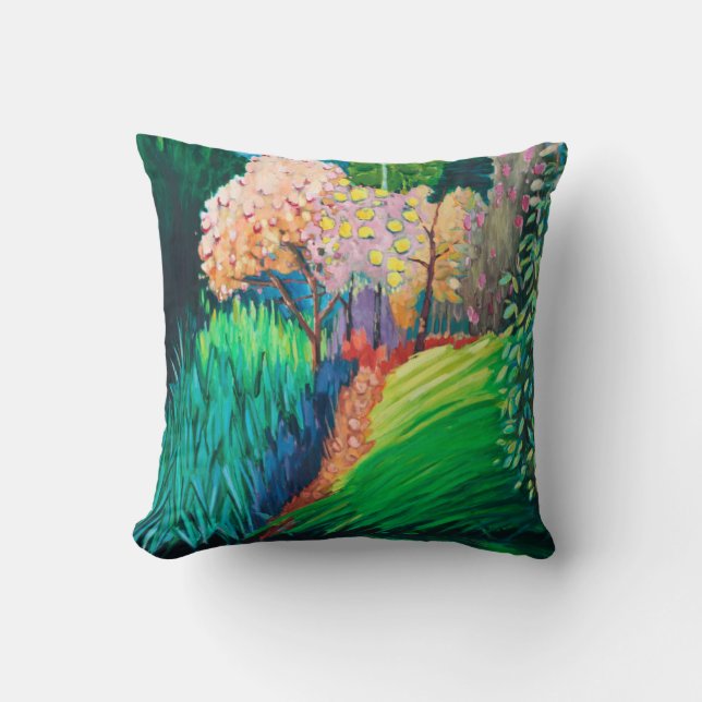 Mörk bassäng kudde (Framsida)