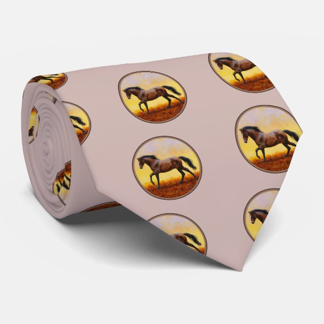 Mörk Bay Running Horse Slips (Rullad)