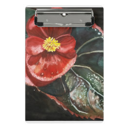 Mörk Begonia i vattenfärg