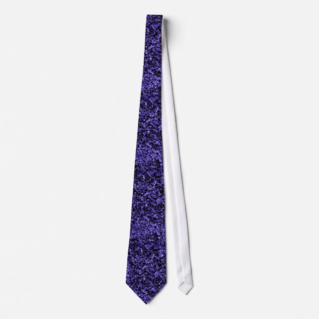 Mörk - beställnings- tie för blåttglitter slips (Framsida)
