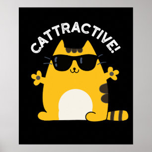 Mörk BG Cattrany Attractive Cat Pun Poster