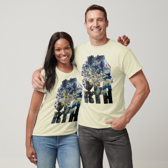 Mörk Blå Himmel T Shirt (Unisex)