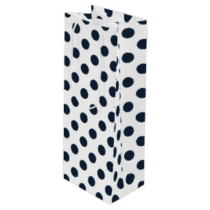 Mörk Blåblå polka dots