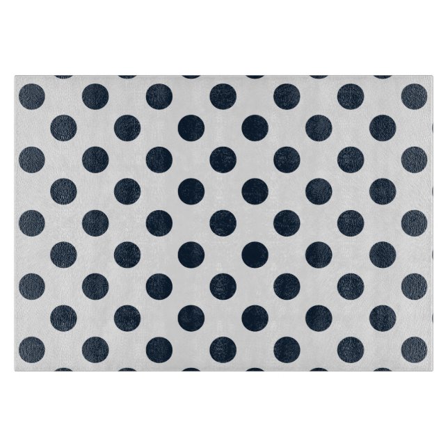 Mörk Blåblå polka dots (Framsidan)