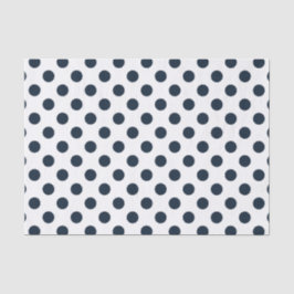 Mörk Blåblå polka dots